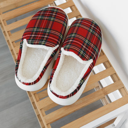 Pluffi Hausschuhe – Plaid Edition