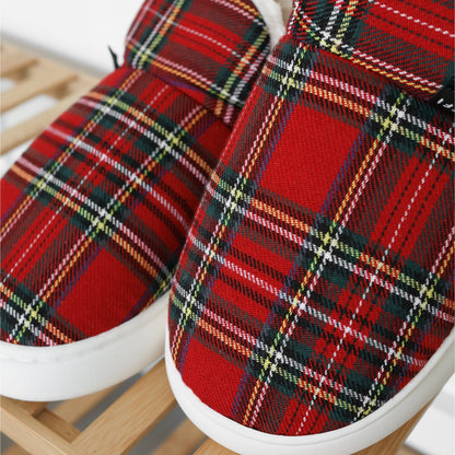 Pluffi Hausschuhe – Plaid Edition