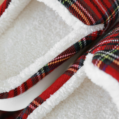 Pluffi Hausschuhe – Plaid Edition